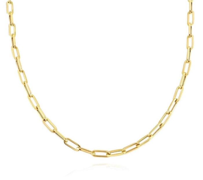 Necklace platted 18k gold 006