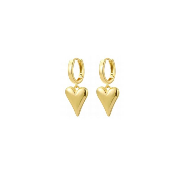 Earring platted 18k gold 005