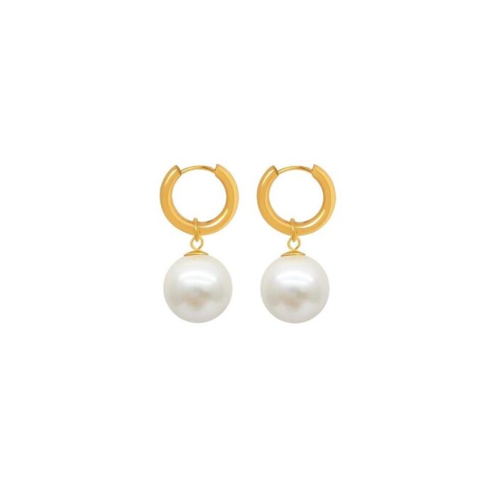 Earring platted 18k gold 014