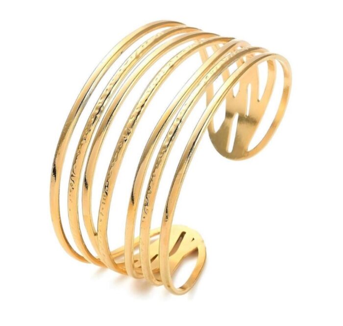 Bangles platted 18k gold 001
