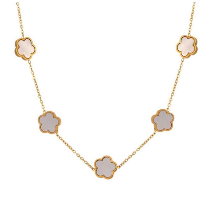 Necklace platted 18k gold 003
