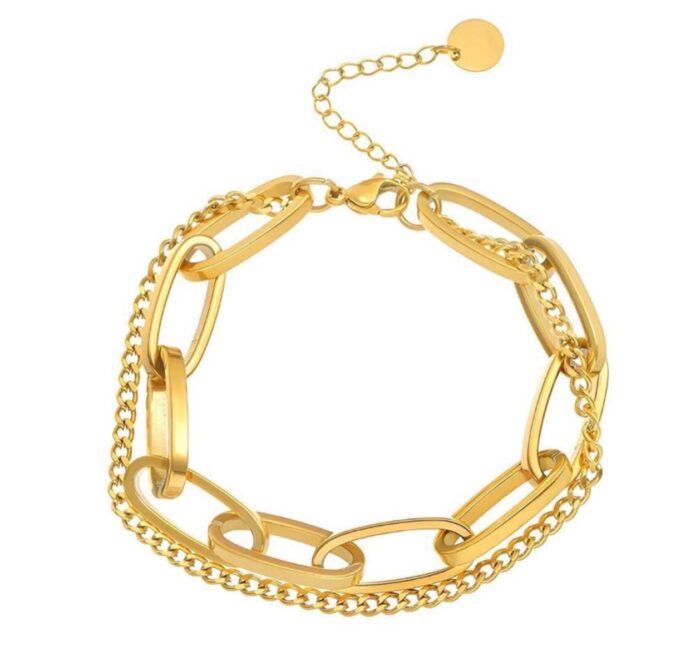 Bracelet platted 18k gold 017