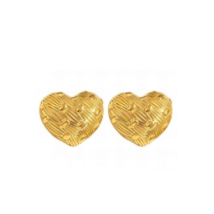 Earring platted 18k gold 009
