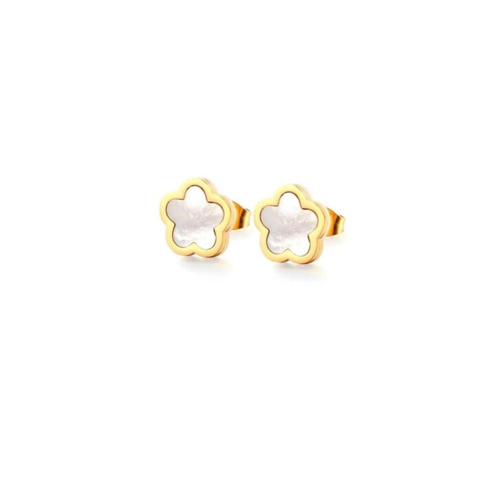 Earring platted 18k gold 004