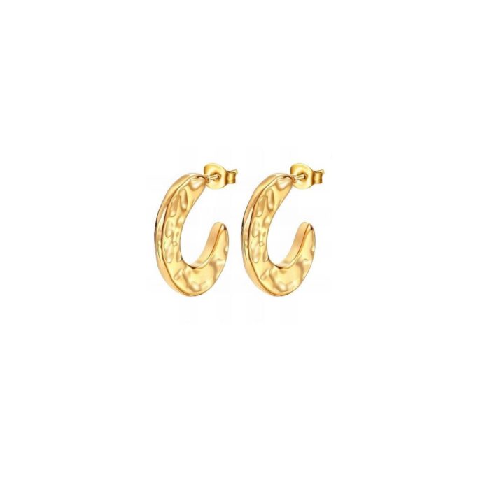Earring platted 18k gold 015