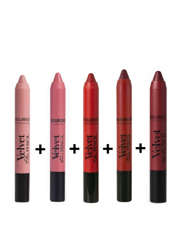 5 Bourjois lip pencils matte