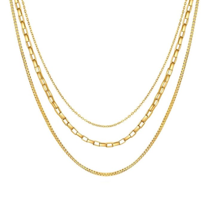 Necklace platted 8k gold 004