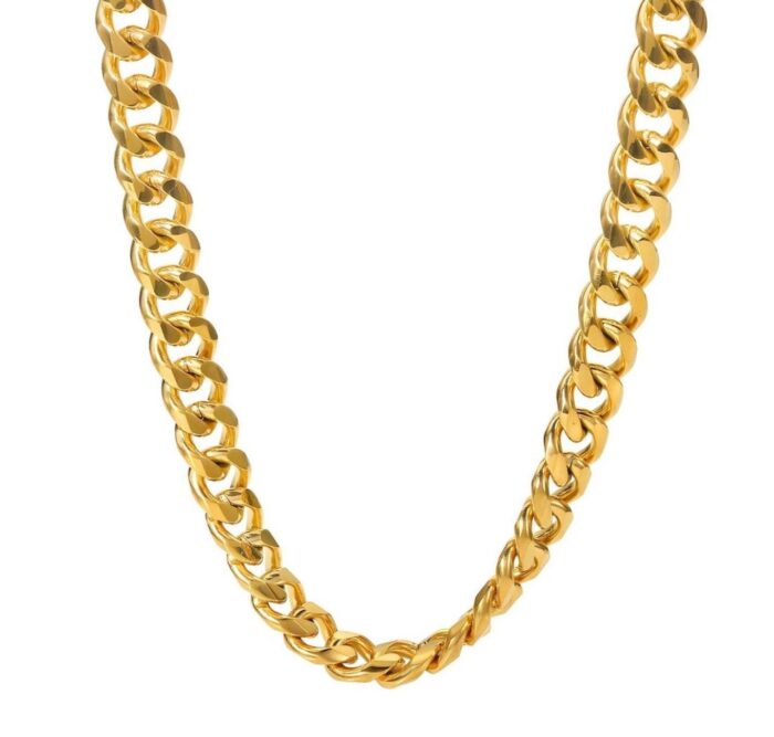 Necklace platted 18k Gold 014