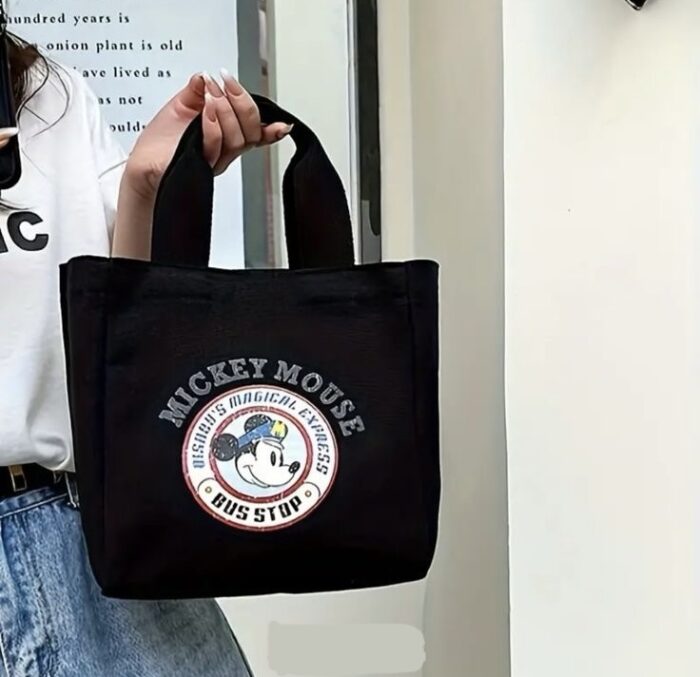 Black Mickey Mouse bag with vintage design