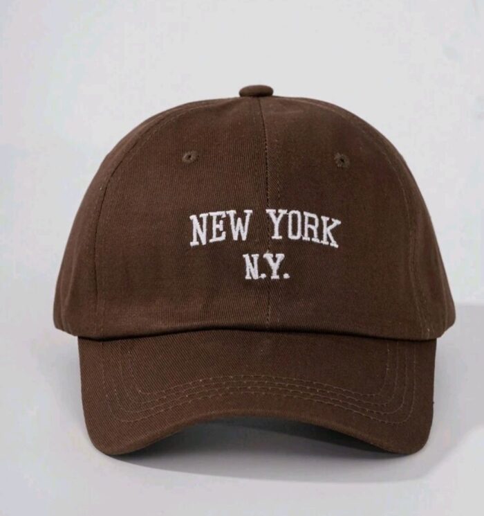 1pc cap with embroidery letters