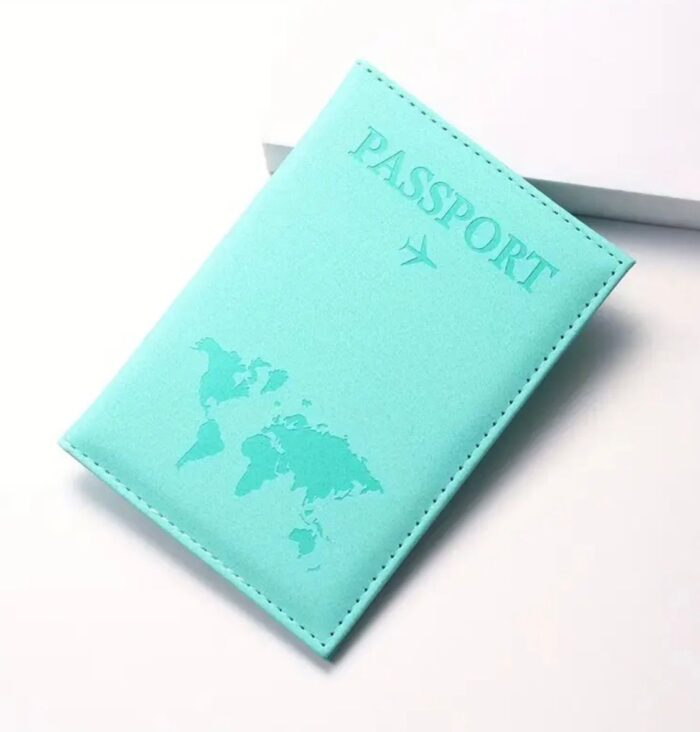 Passport holder with print